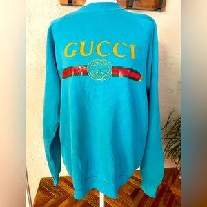 Vintage 90’s oversized Gucci Souvenir Sweatshirt Oversized XL